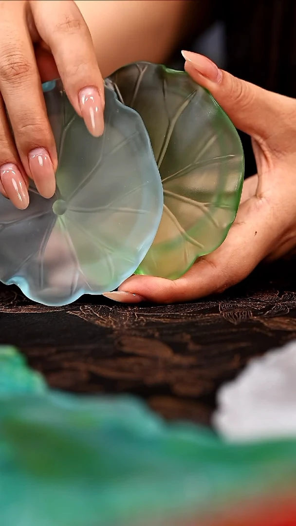 荷叶琉璃杯垫111111111111