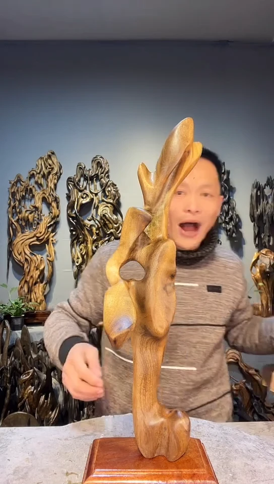 【闪购商品】金丝楠金丝楠小叶桢楠随行摆件38