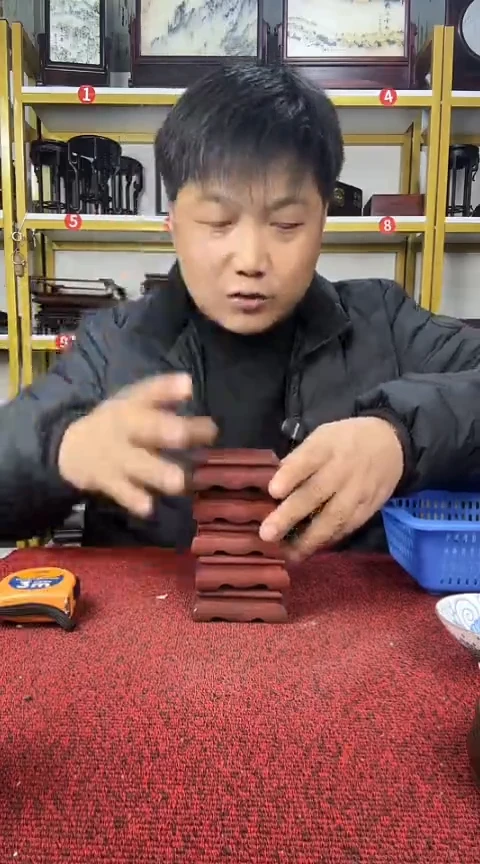 木正方小底座7*5.2CM//5个