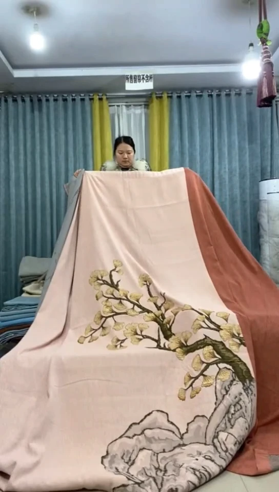 布成品窗帘     63+27