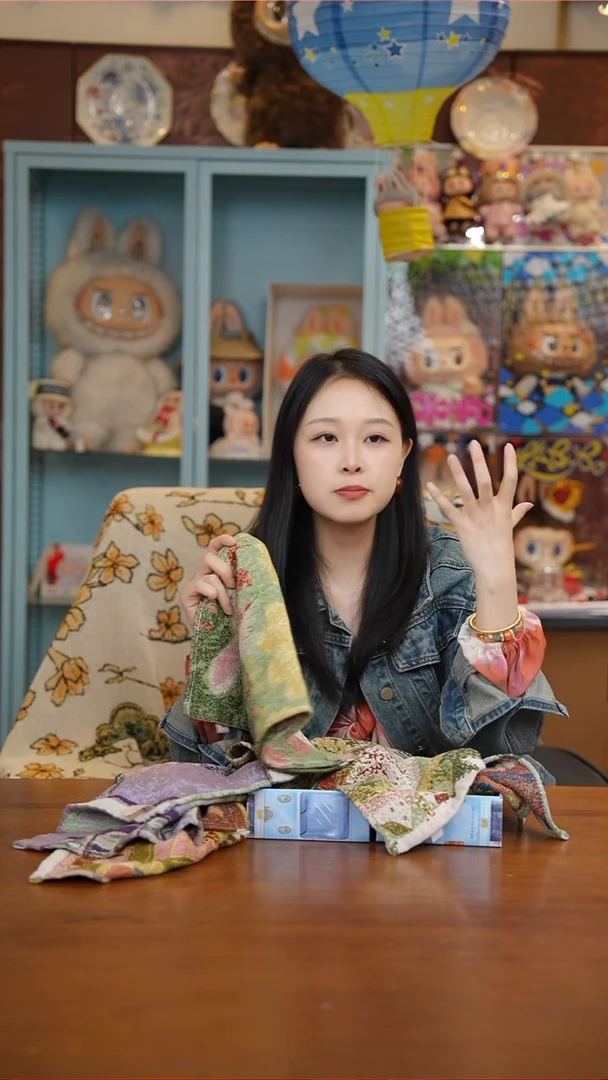 19-彩绘系列小毛巾3条装礼盒*2 25*50cm