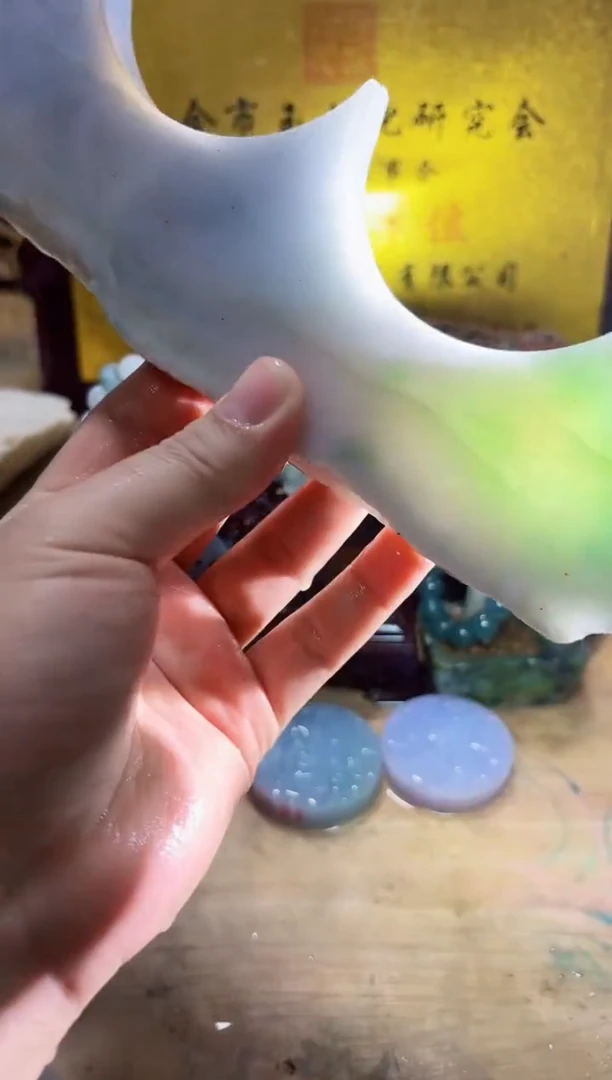 未镶嵌挂件翡翠A货常星7324