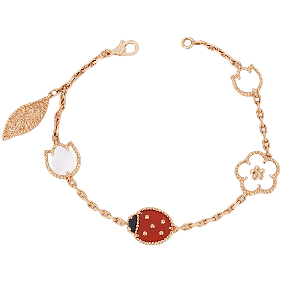 99新 梵克雅宝 Lucky Spring系列 VCARP7RR00 手链/JL22010291