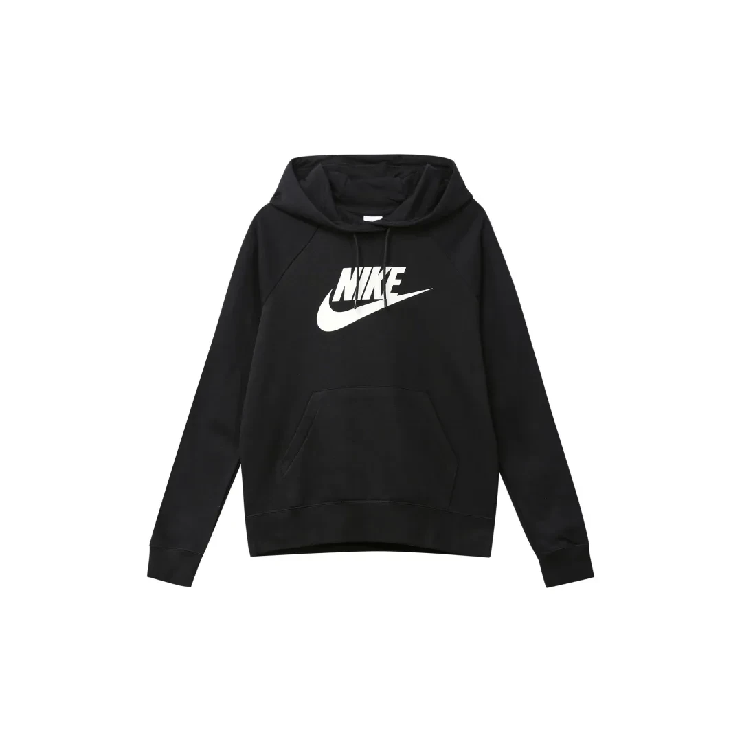 NIKE/耐克Essential套头连帽长袖卫衣秋季女黑户外+BV4127-010