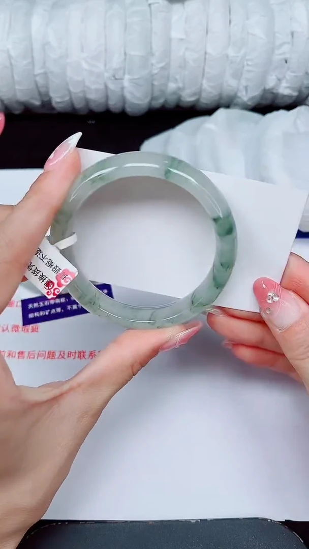 未镶嵌手镯石英质玉375-55/56