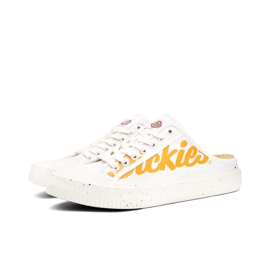 Dickies潮流百搭一脚蹬帆布鞋232M50LXS04A-白色