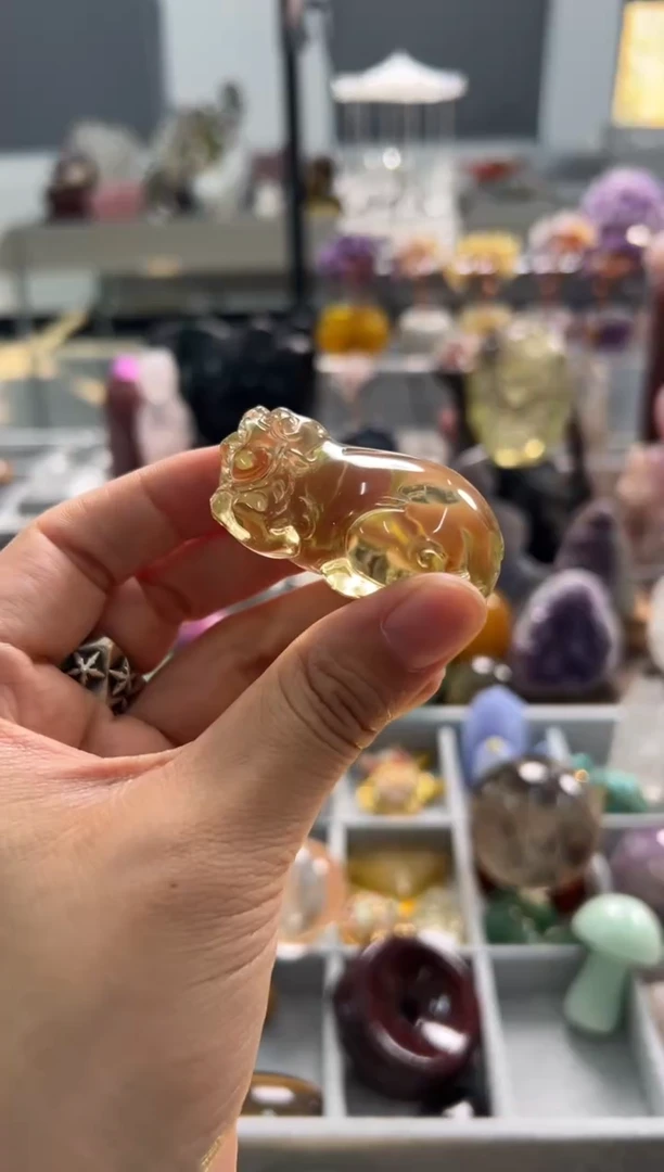 未镶嵌珠宝半成品水晶 M409 约5.1cm