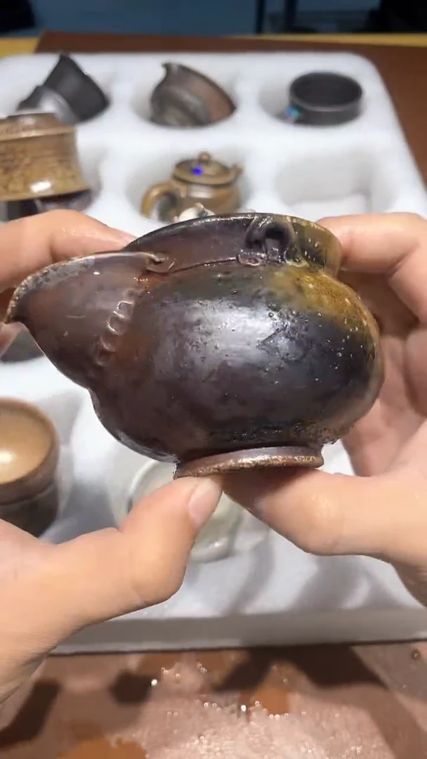 奢瓷/瑞寅柴烧茶器（宝瓶）940 微瑕