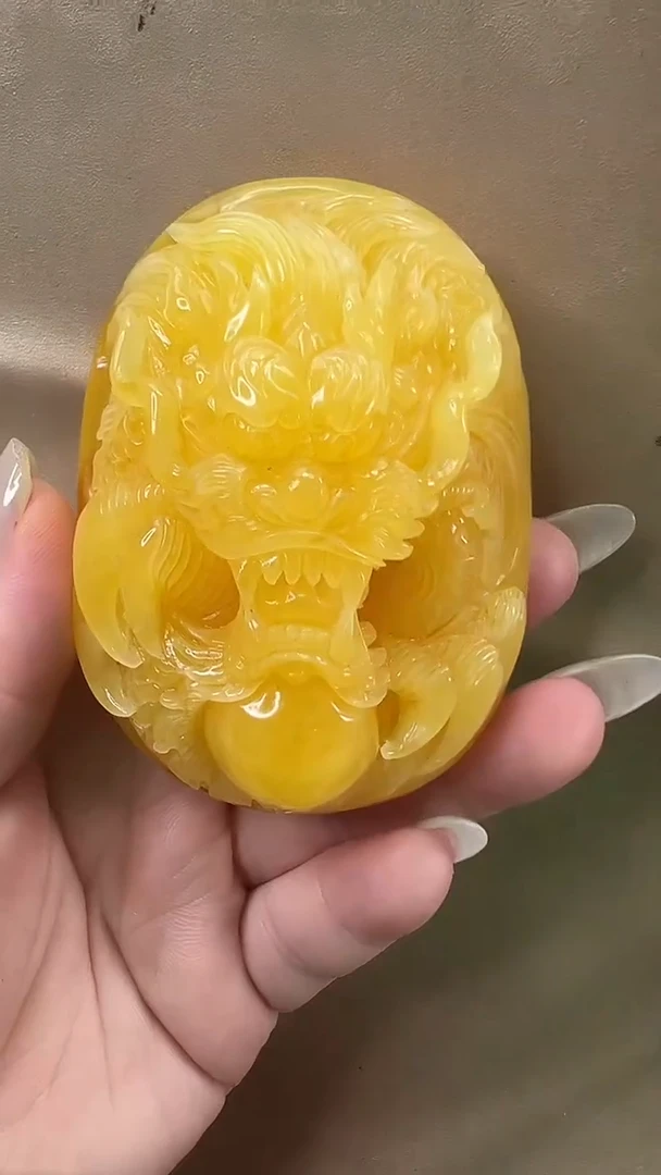 琥珀颈饰未镶嵌吊坠