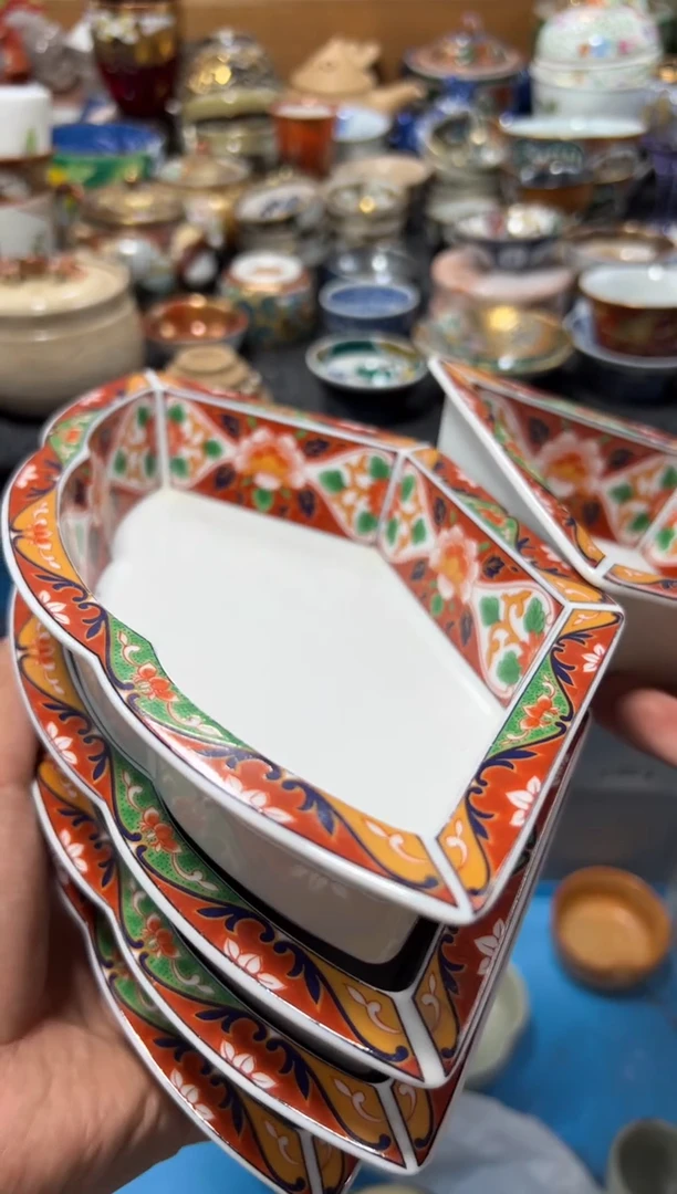 瓷片马*灵夏目海外回流瓷器中古品。