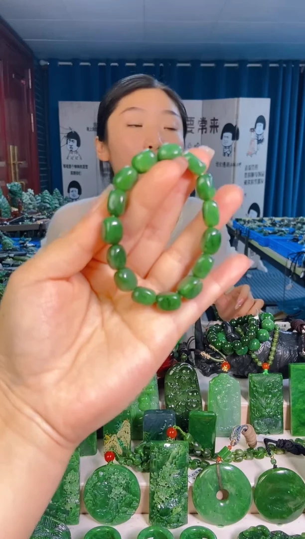 和田玉未镶嵌挂件1