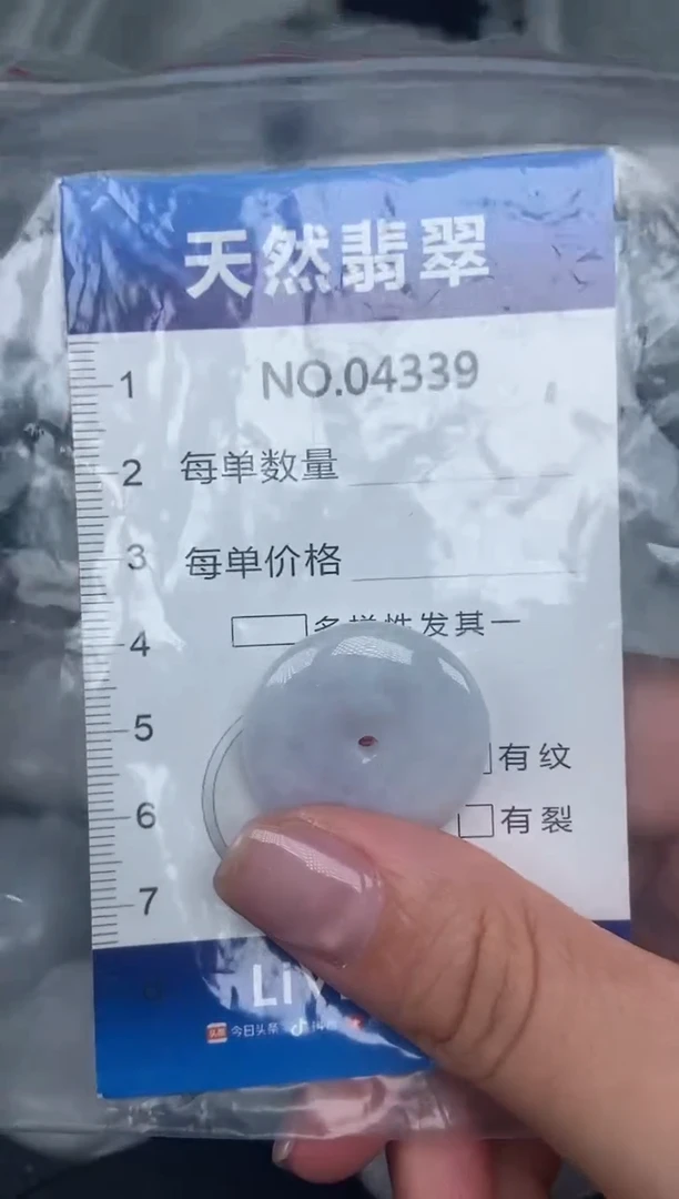 颈饰未镶嵌翡翠纯天然A货翡翠4339