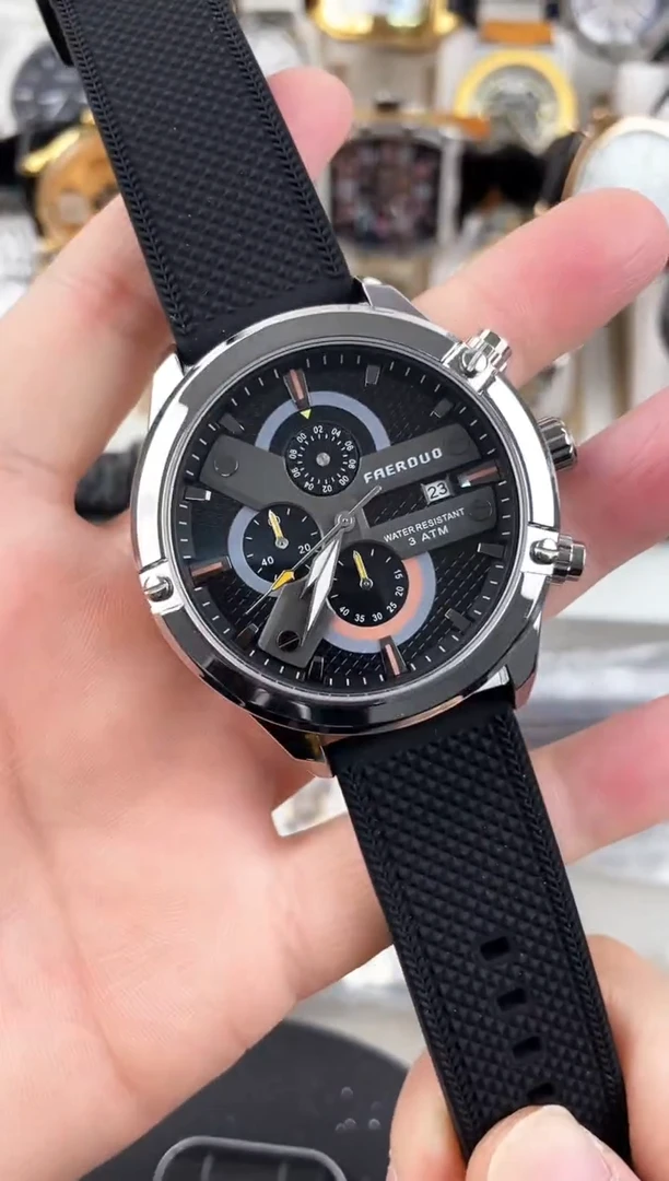 石英机芯锻造碳钢银圈风车