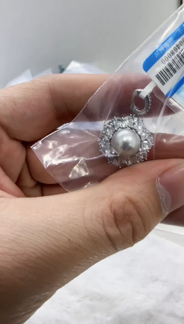 【闪购商品】海水珍珠DA银S925镶嵌a1450 吊坠10