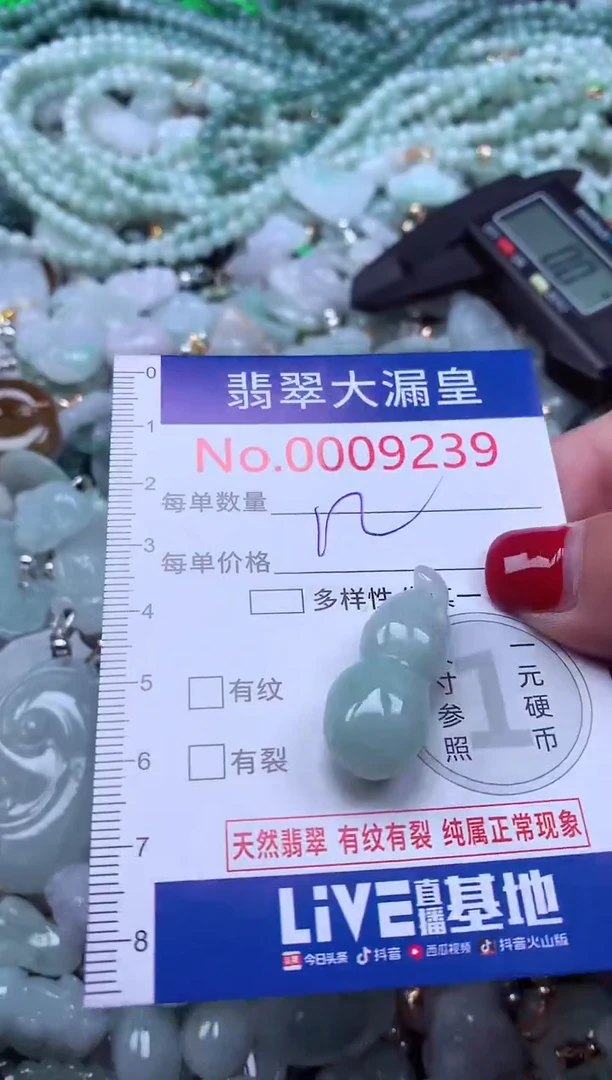 颈饰未镶嵌翡翠9239