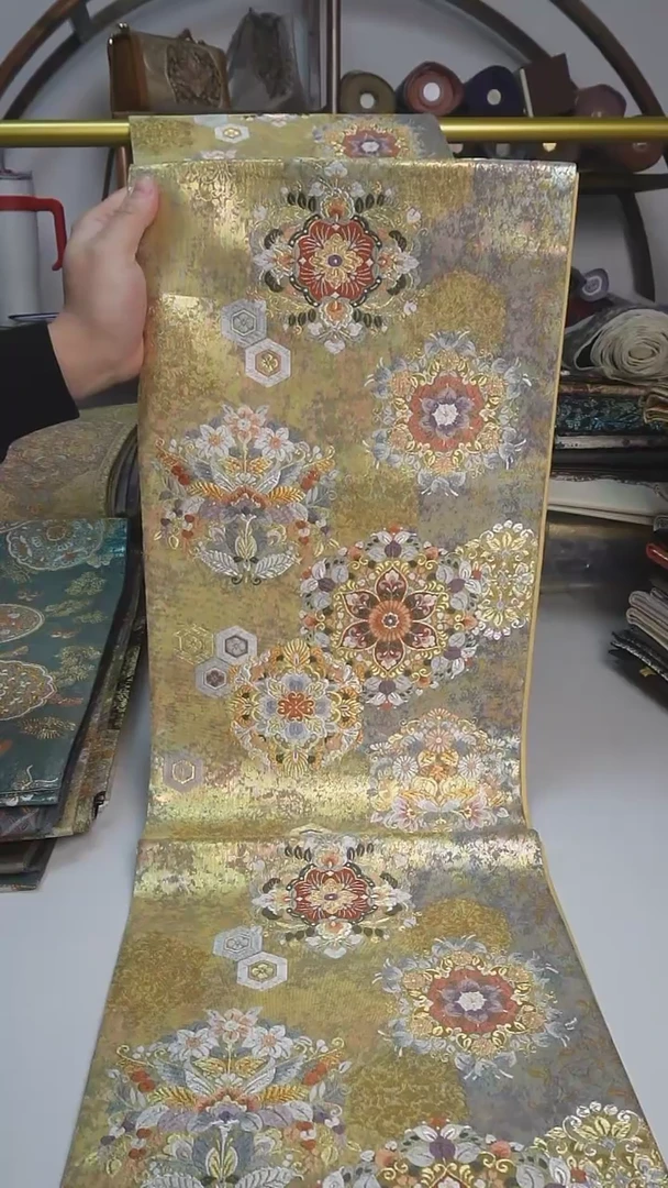 【闪购商品】织绣123西阵织六通宝相花