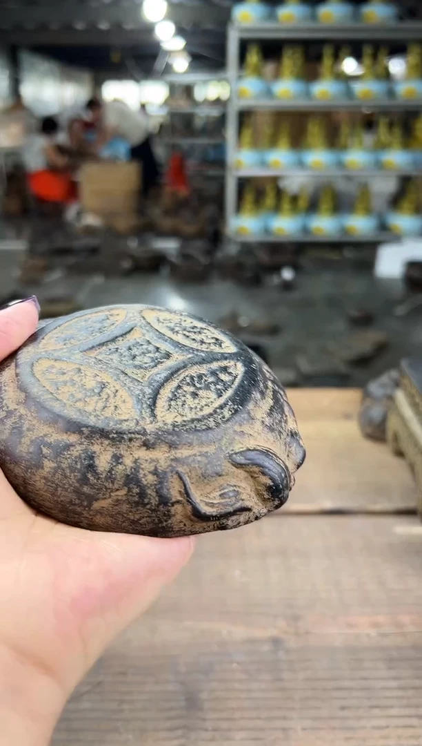 陶土【火山泥】金蟾小底座
