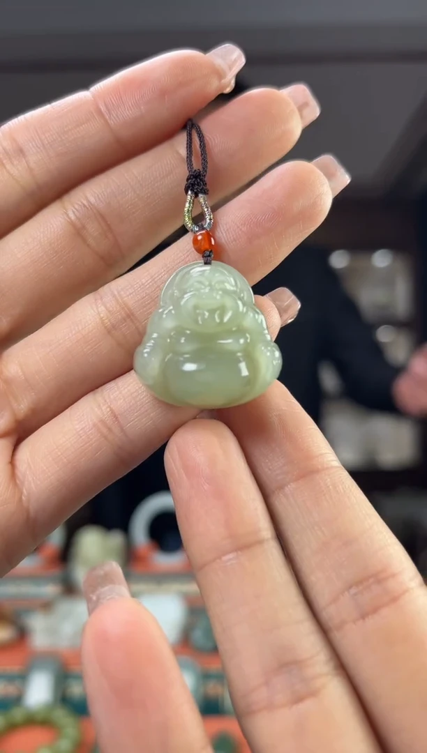 【闪购商品】和田玉颈饰未镶嵌佩佩25mm左右