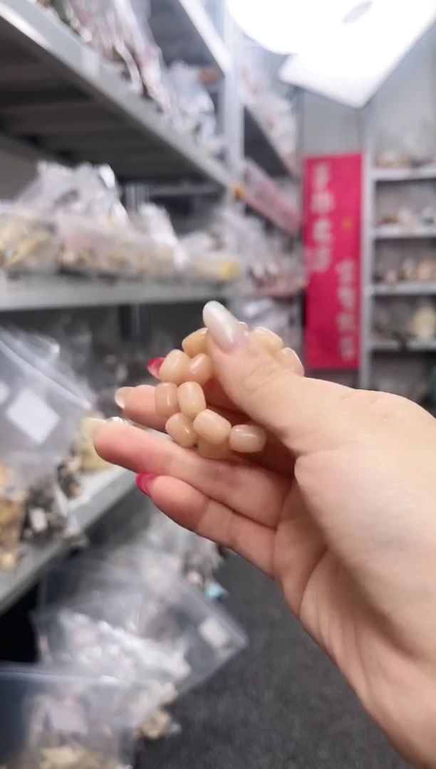 手串菩提根/象牙果短序9*7mm菩提根紫罗兰胶囊珠单圈@@CS021-1490