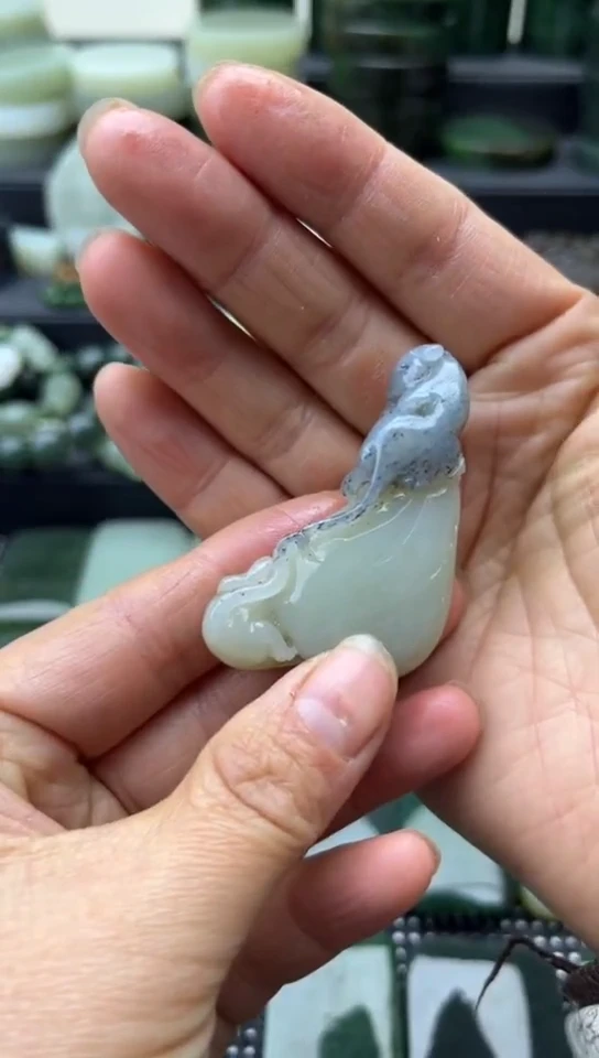未镶嵌和田玉珠宝半成品挂件