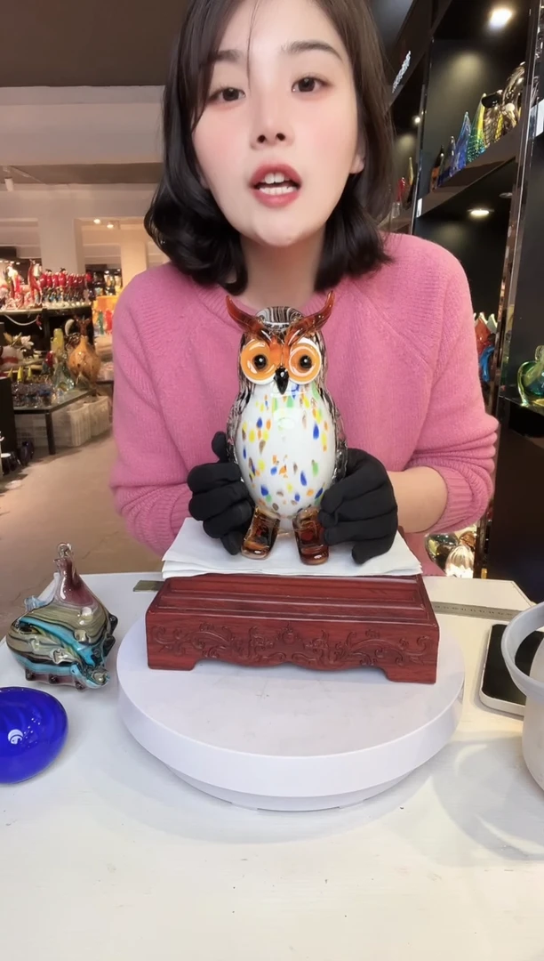 【闪购商品】茶盏琉璃摆件家居摆件