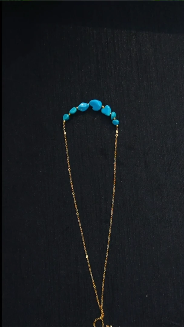 未镶嵌绿松石项链发货一件