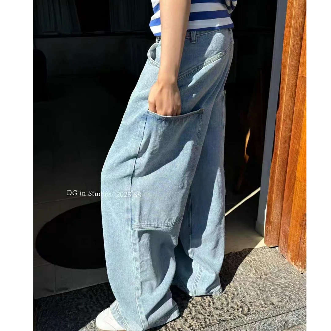 福秒NO退NO换 DG家浅色牛仔裤