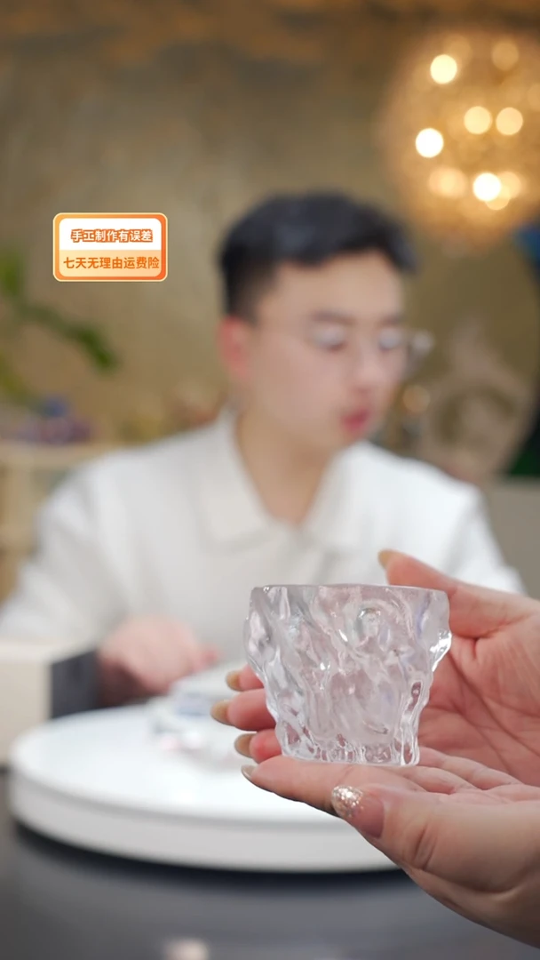 手工艺品琉璃净色设计款摆件