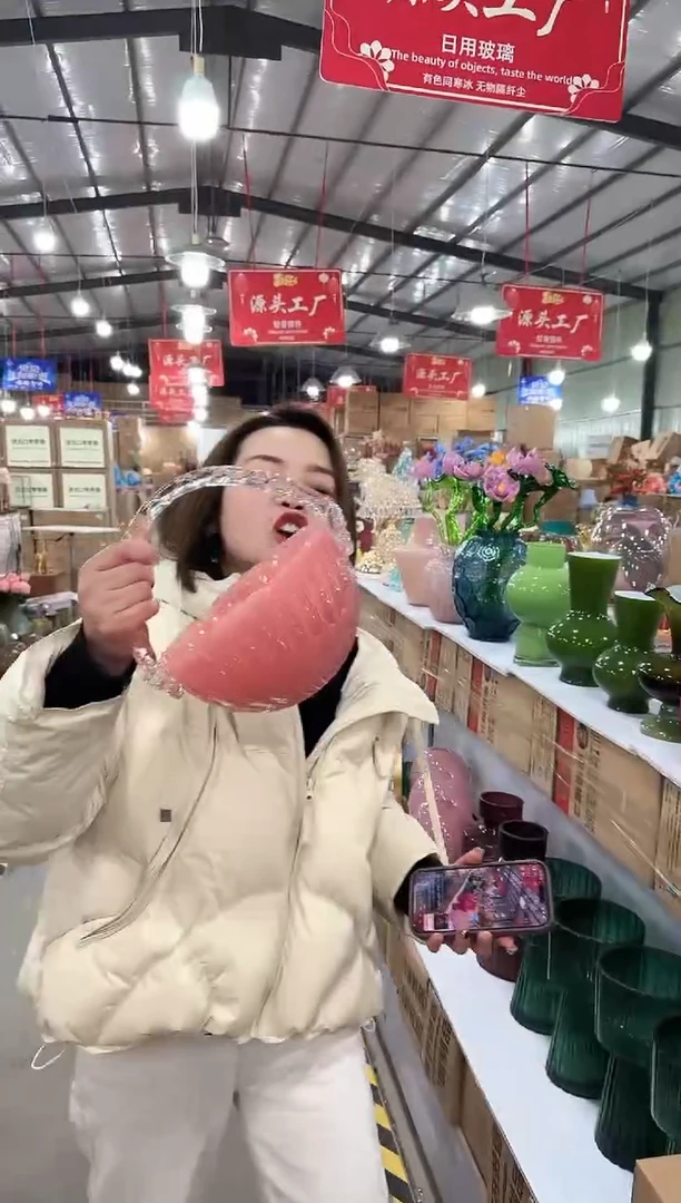 【闪购商品】玻璃于清花器E-早27