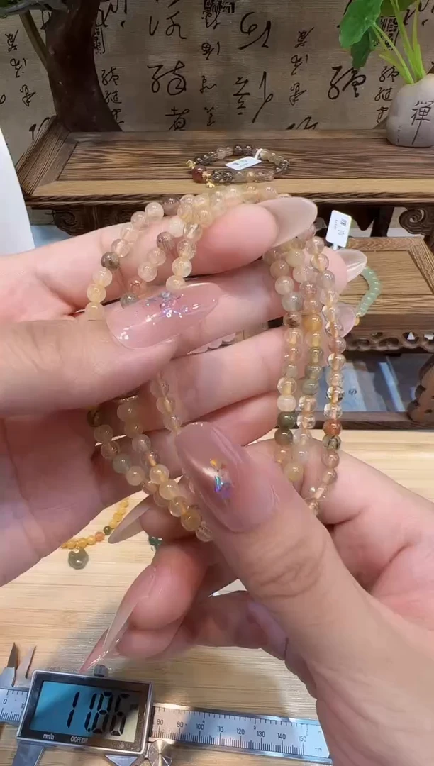水晶手串未镶嵌@@手饰0886