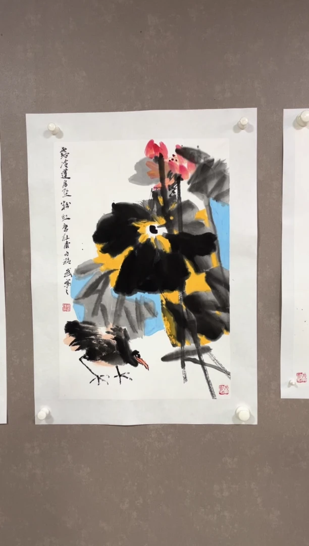 绘画45陈精武-国画花鸟作品