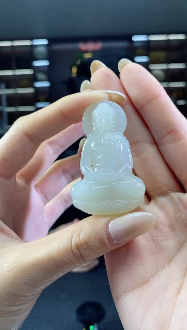 【闪购商品】和田玉颈饰未镶嵌大日如来