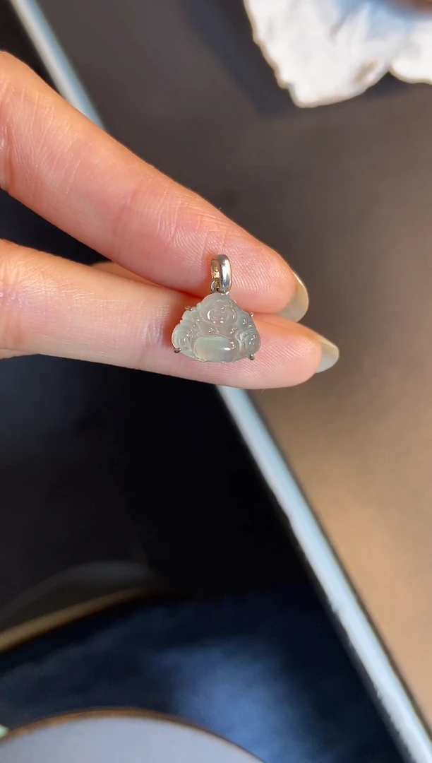 吊坠(不含链)银S925镶嵌翡翠1