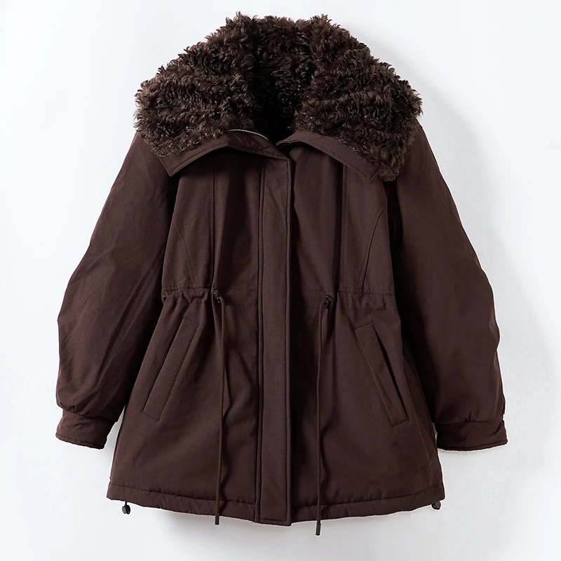 QIAO YIN"外套“时尚百搭冬季翻领厚款女长袖QY29156