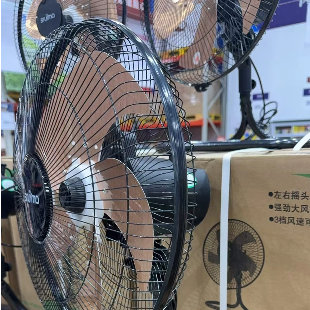 金属电风扇摇头趴地扇大风力台地扇