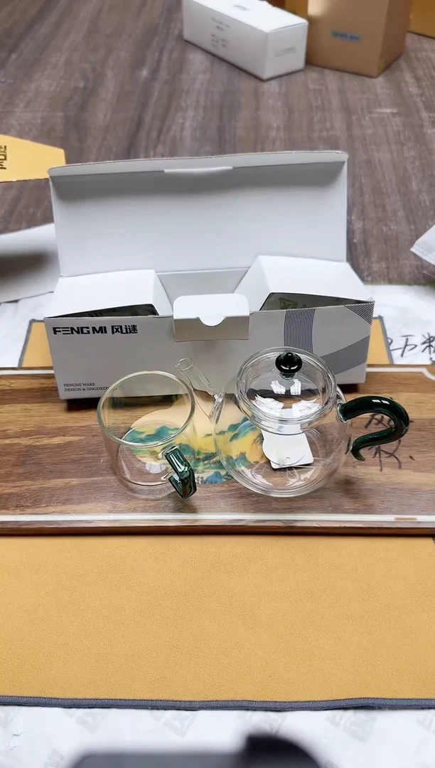 【闪购商品】其他风谜百纳壶墨绿色+臻悦杯墨绿色