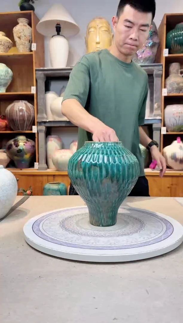 瓶孤品 手工 精品陶瓷花瓶  a258