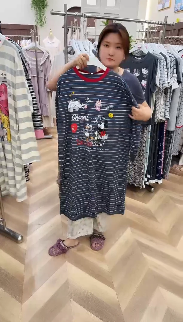 棉长袖睡裙160斤以下