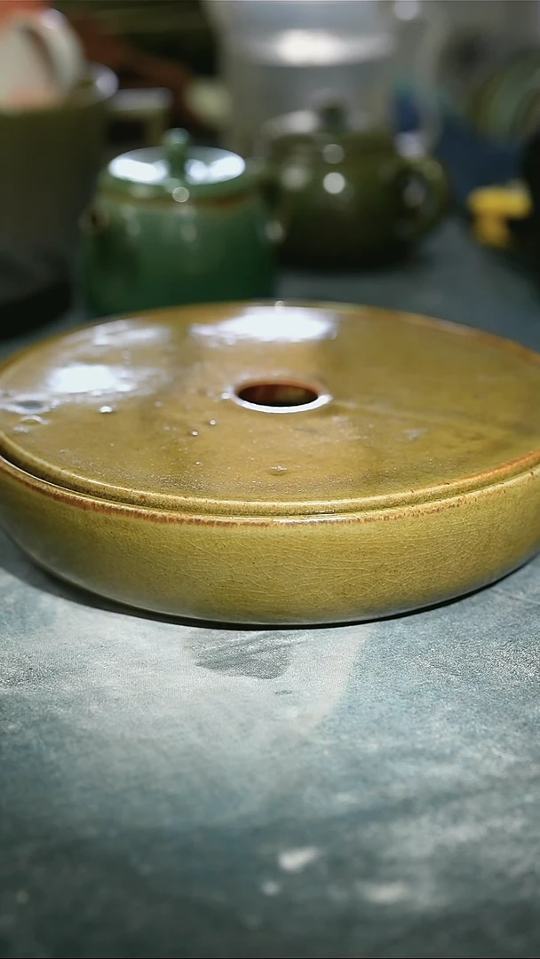 【闪购商品】碗浪鬼柴烧浪鬼家釉绘柴烧   