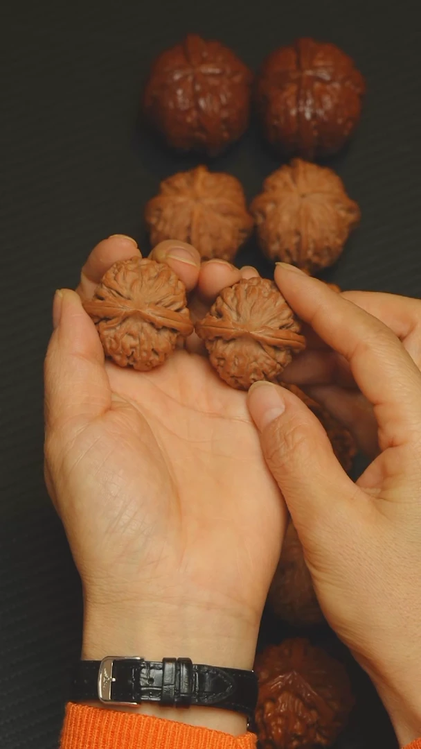 吊坠文玩核桃莲花36