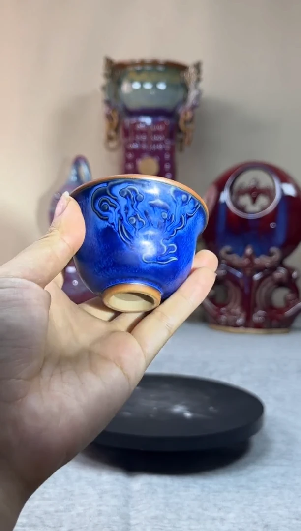 摆件神垕钧瓷收藏工艺品