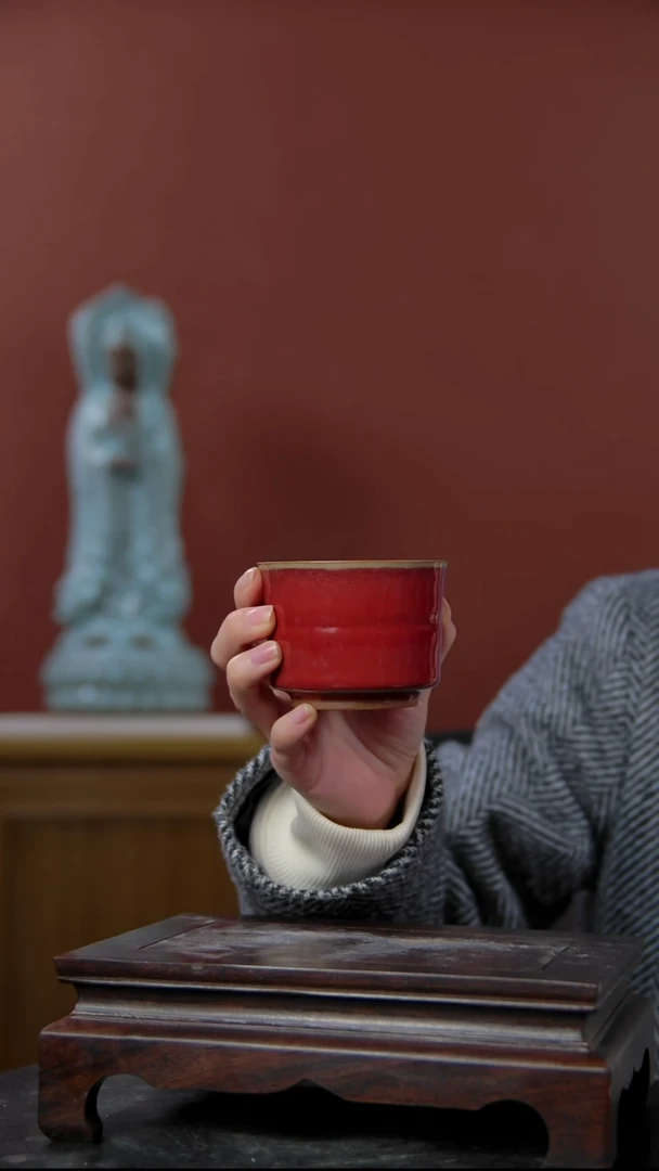 摆件大宋官窑【竹系列主人杯】