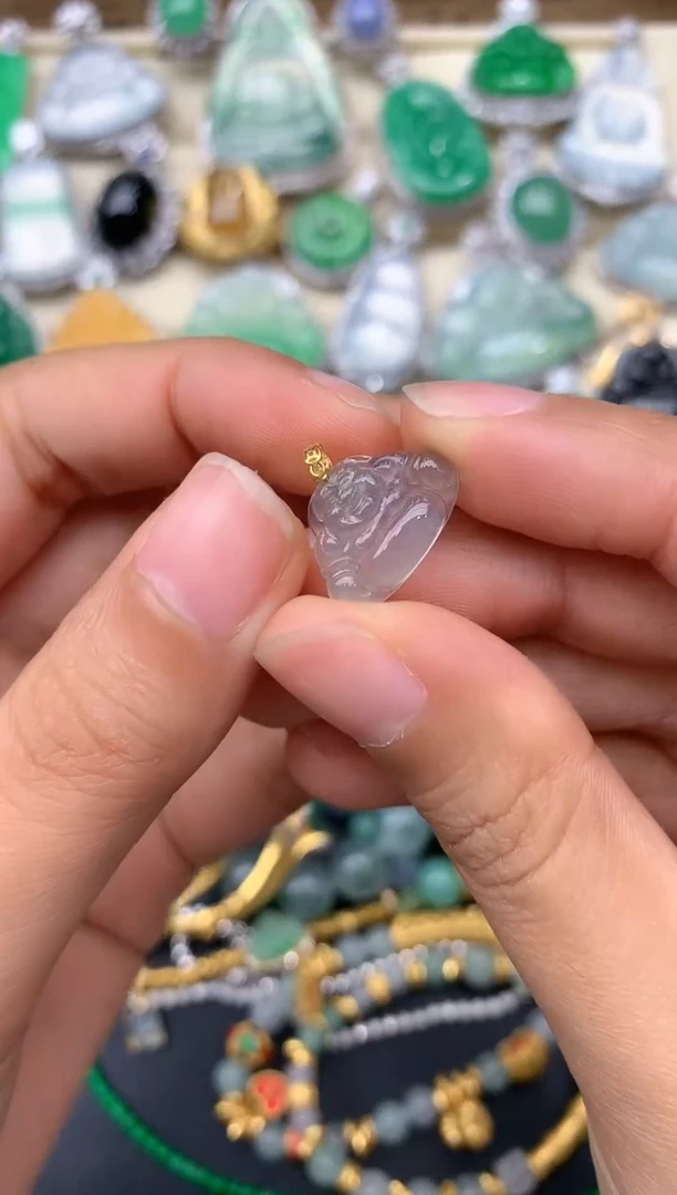 【闪购商品】翡翠颈饰18K金镶嵌97-中国好珍宝