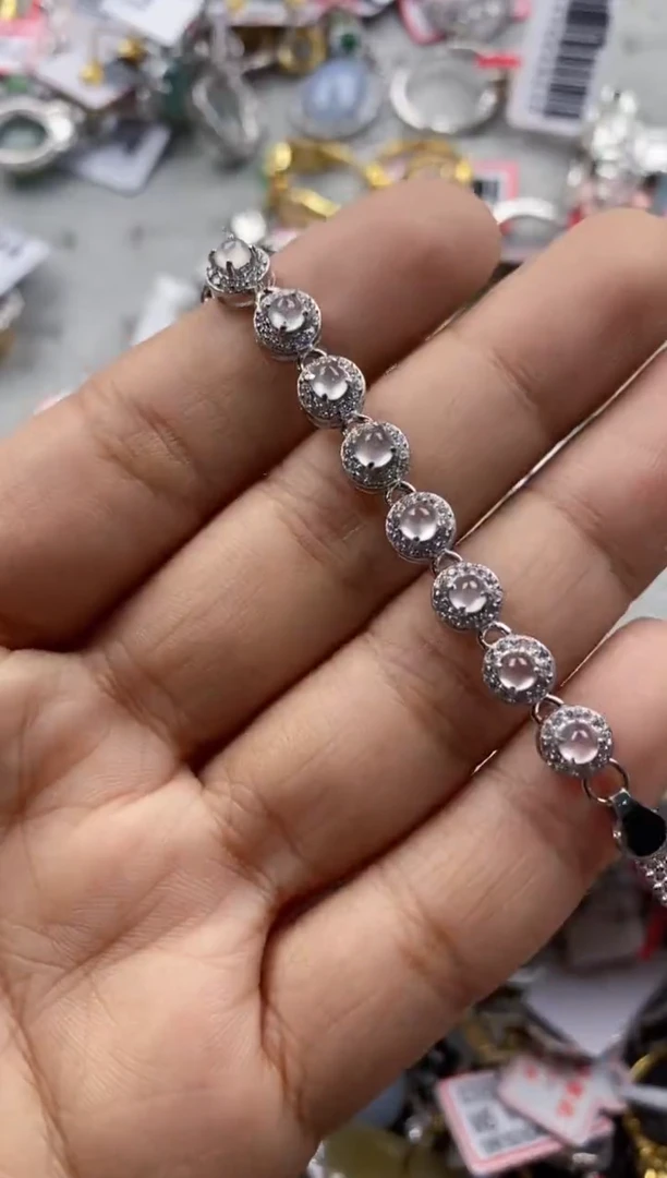 银S925镶嵌戒指翡翠444                3