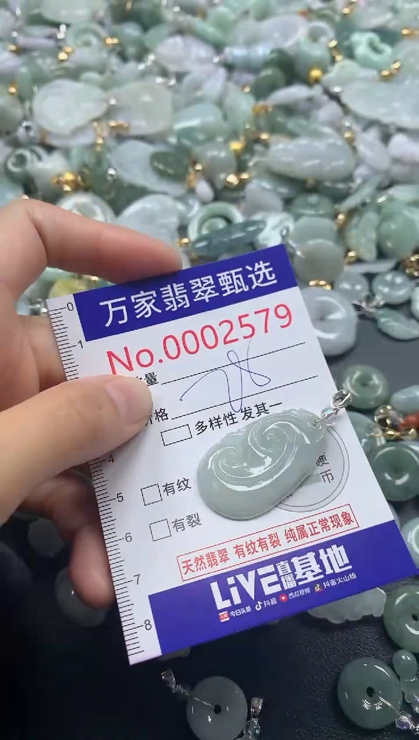 吊坠(不含链)未镶嵌翡翠2579