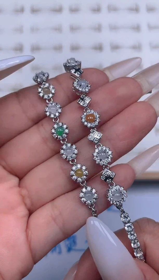 散珠翡翠天然翡翠裸石蛋面85