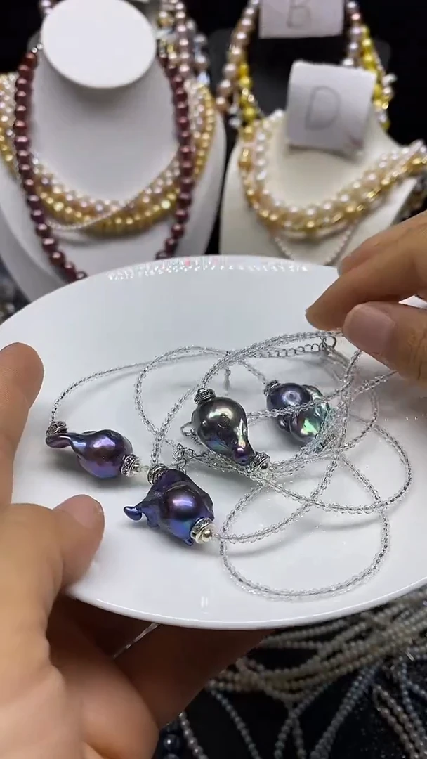 淡水珍珠未镶嵌颈饰多人