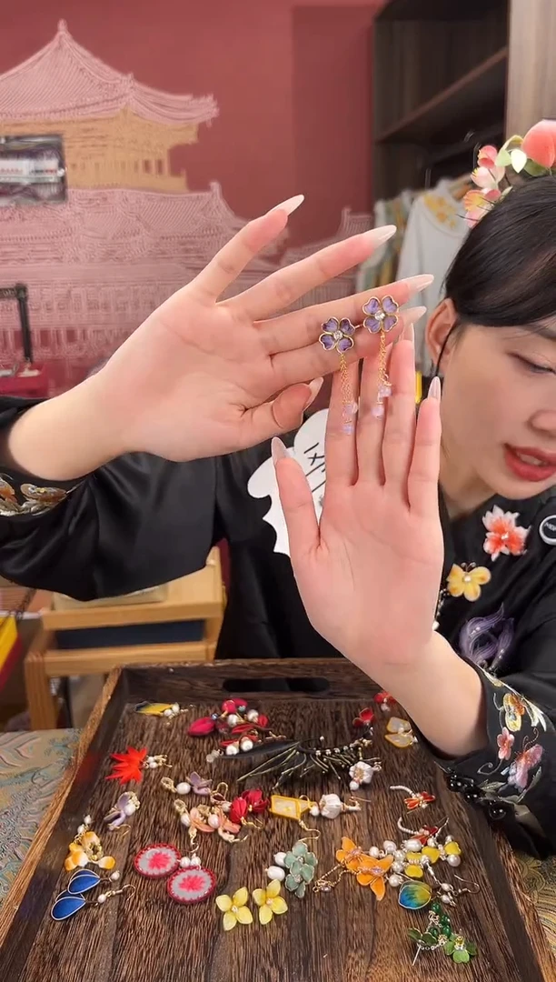 【闪购商品】刺绣苏绣世家非遗手工（耳环）
