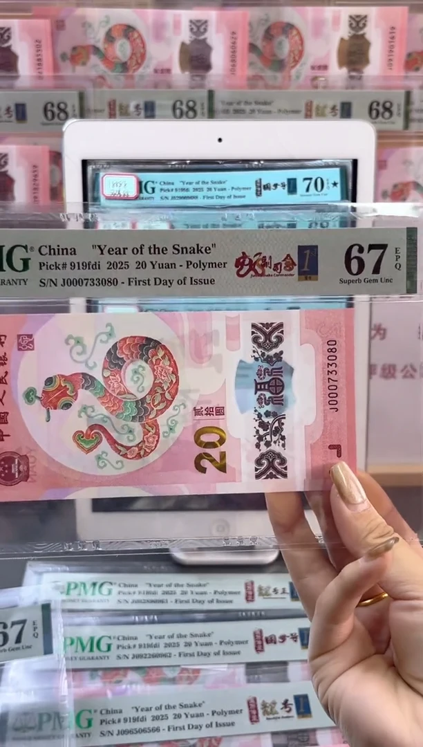 【闪购商品】塑料蛇副司令首日标 PMG67分尾080