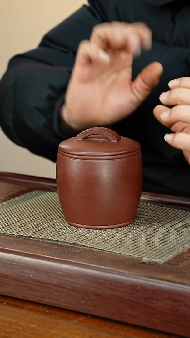 宜兴原矿紫砂茶叶罐